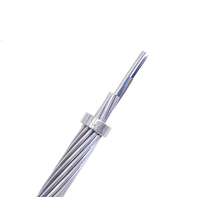 AA katman OPGW 48 çekirdekli fiber optik kablo tek modlu G652 toprak tel dış hava dielektrik