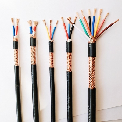 RVVP 0.3mm2 ~ 2.5mm2 Çift Kalkanlı Flex Kablo 2 ~ 6 çekirdek Güvenlik Sinyal Kabloları
