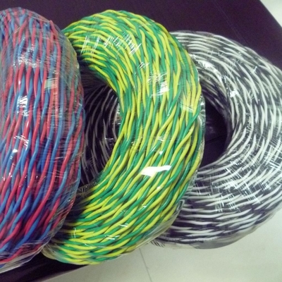 H03V-S H05V-S RVS Kablosu PVC yalıtımlı esnek bakır kablosu 2*1.0 2*1.5 100m/rol