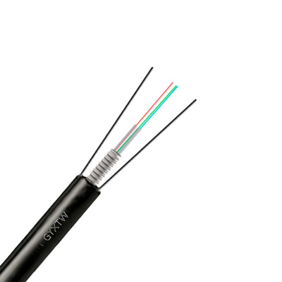 G652D GYXTW 48 Çekirdekli Dış Mekan Fiber Optik Kablo Su Geçirmez Yapı Çelik Tel Takviyeli PE Kılıf Ana Ağ İçin