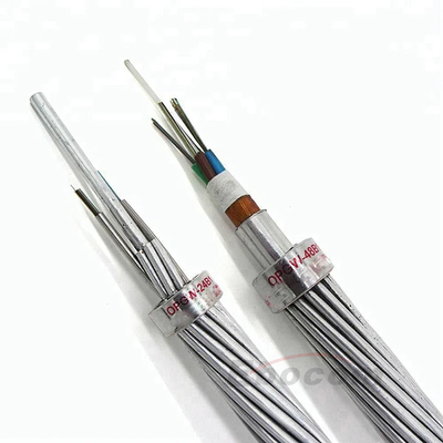 OPGW-48B1-100 118.8;66.2 Yer tel kablosu 48 72 288 Çekirdek Kule Komün altyapısı için