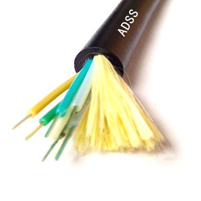 ADSS Fiber Optic Kablo 48 Core G652D Tek Mod 100m Span için.