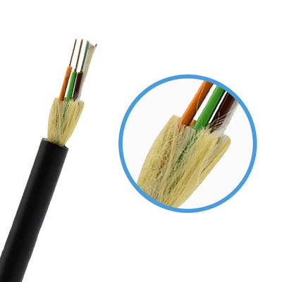 Tamamen Dielektrikli Kendi Kendini Taşıyan Fiber Optik Kablo 48 96 Çekirdek 100m Açıklık SJ Ağ İnşaatı İçin