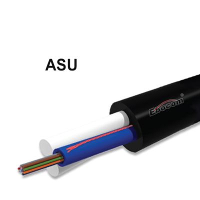 ASU Kendi Kendini Destekleyen FRP Mukavemet Tüplü 7.0/8.0 HDPE Drop Kablo