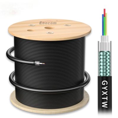 Yüksek Hızlı Ağlar için GYXTW 12 Core OM3 Multimode Dış Fiber Optic Kablosu