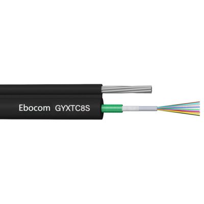 8 çekirdek GYXTC8S Dış Hava Şekli-8 Fiber Optic Kablo Merkezi Tüp Çelik Teyp Zırhlı