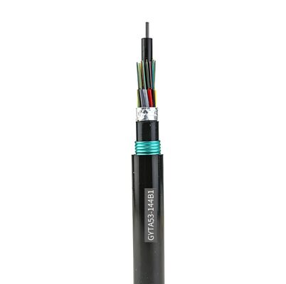 48/96/144 Çekirdek GYTA53 Zırhlı Elyaf Kablosu Ağır Güçlü Yeraltı Kanalı ve gömülü